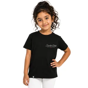 Kids’ Unisex T-Shirt by Scarlet Abora, Own Way Tee | Black Cotton Short-Sleeve T-Shirt for Children