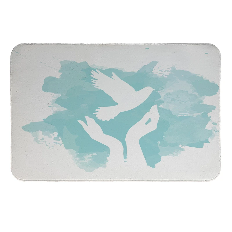 پادری طرح کبوتر کد 9085 سایز 80x110 سانتی متر