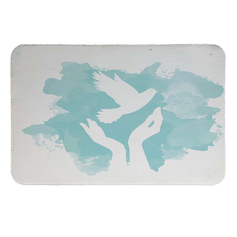 پادری طرح کبوتر کد 9085 سایز 80x110 سانتی متر