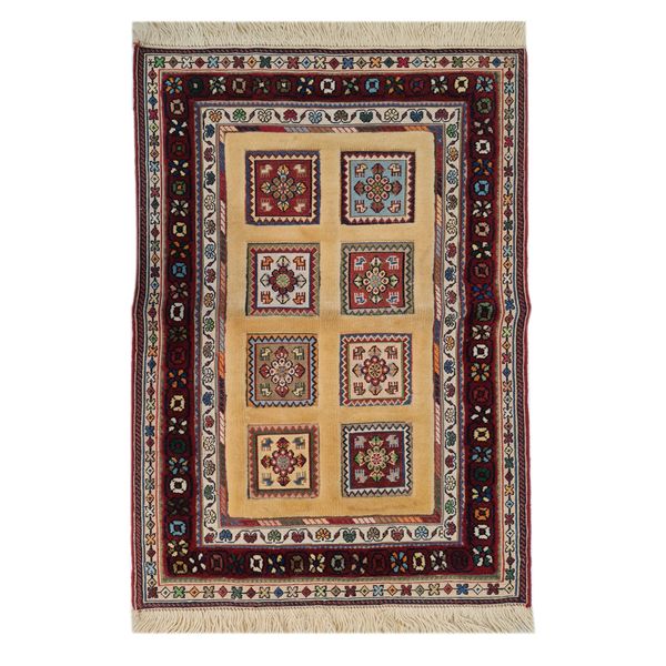 گلیم دستبافت نیم متری کد 3392