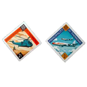 تمبر یادگاری مدل هواپیما کد bc-1408 مجموعه 2 عددی