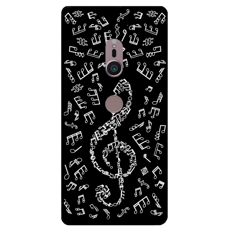 کاور مگافون طرح نوت موسیقی مدل 1370 مناسب برای گوشی موبایل سونی Xperia XZ2 
