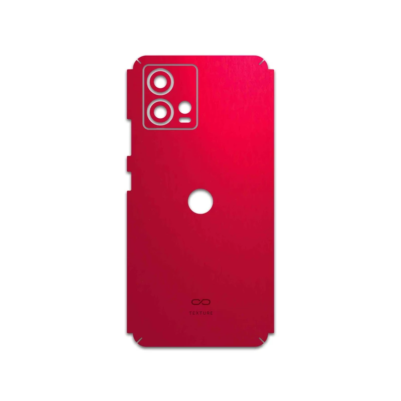 برچسب پوششی ماهوت مدل Matte-Warm-Red مناسب برای گوشی موبایل موتورولا Edge 30 Fusion