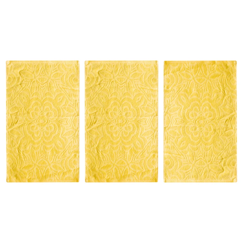 حوله دست و صورت هوبی مدل Ho-443544 سایز 30x50 سانتی متر مجموعه 3 عددی