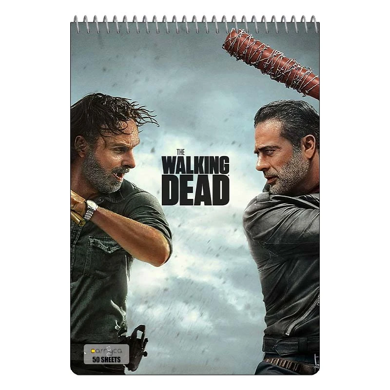 دفتر نقاشی 50 برگ سیمی کارنیکا طرح مردگان متحرک The Walking Dead کد 14119