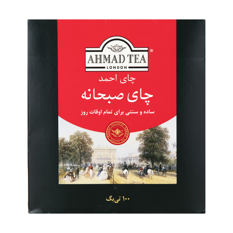 چای کیسه ای صبحانه انگلیسی احمد بسته 100 عددی