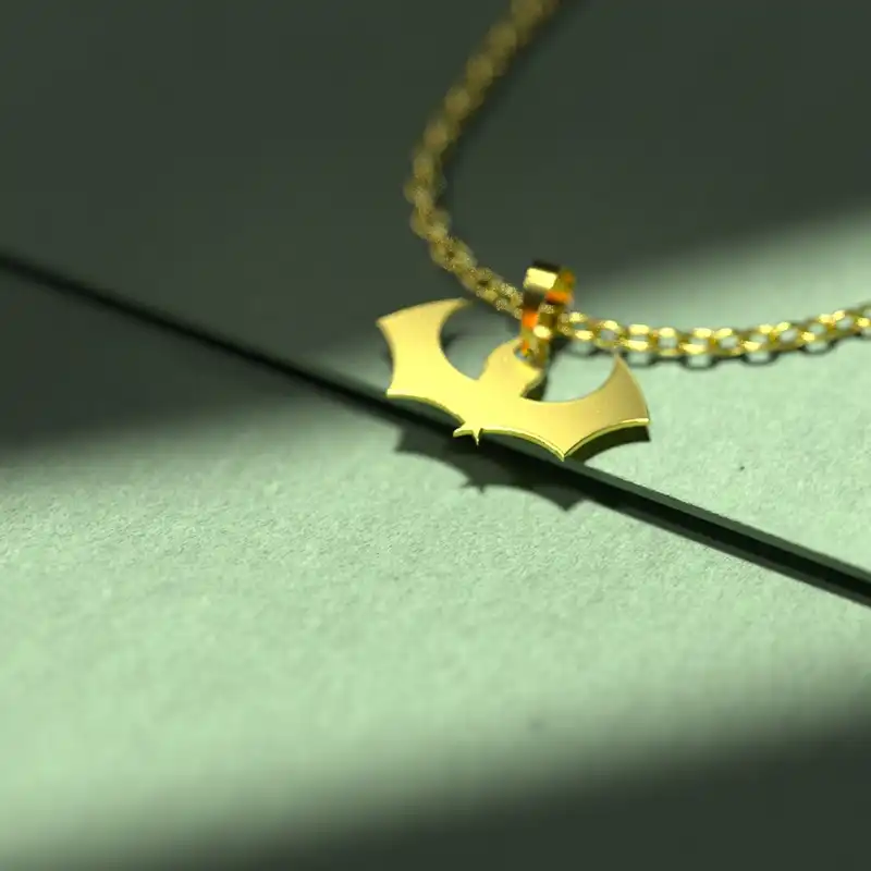 گردنبند طلا 18 عیار زنانه مدوپد مدل هالووین کد G3-1-1109