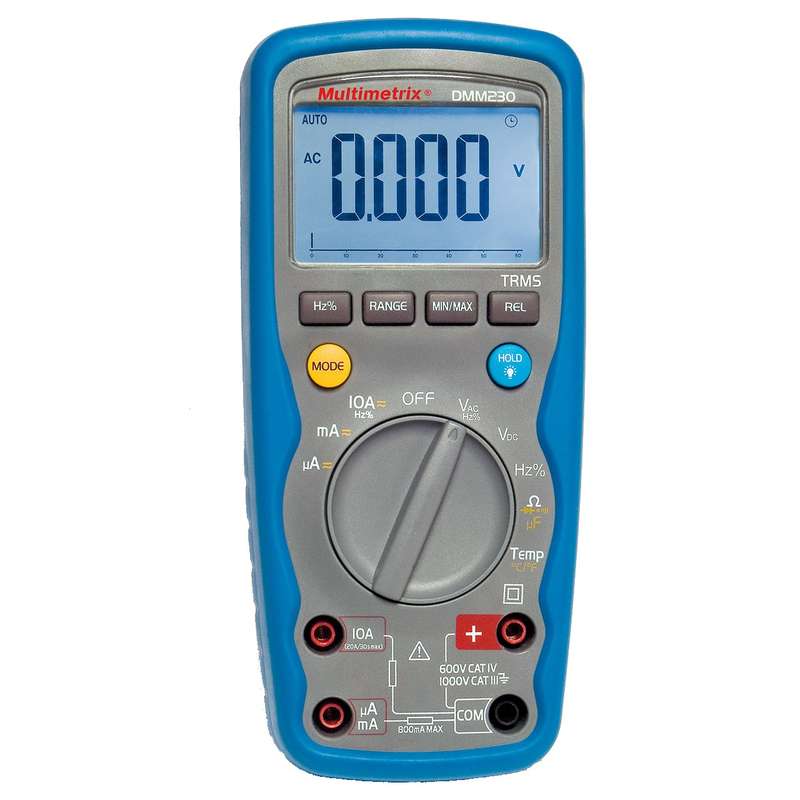 مولتی‌متر مولتی‌متریکس مدلDMM230 پرتابل صنعتی