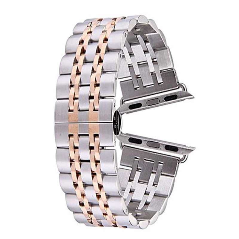 بند فلزی سومگ مدل ROLEX مناسب برای اپل واچ 38 میلی متری بند فلزی سومگ مدل ROLEX مناسب برای اپل واچ 38 میلی متری