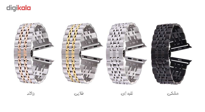 بند فلزی سومگ مدل ROLEX مناسب برای اپل واچ 38 میلی متری