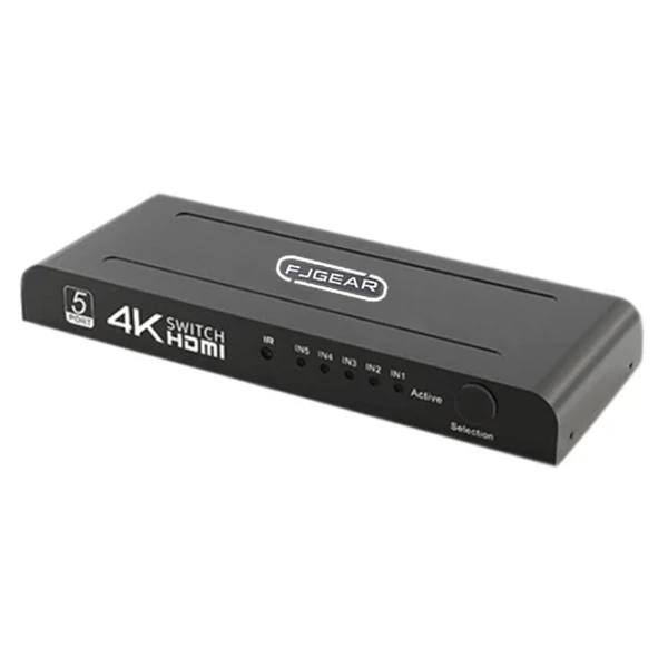 سوییچ 5 پورت HDMI مدل FJGEAR 4K501
