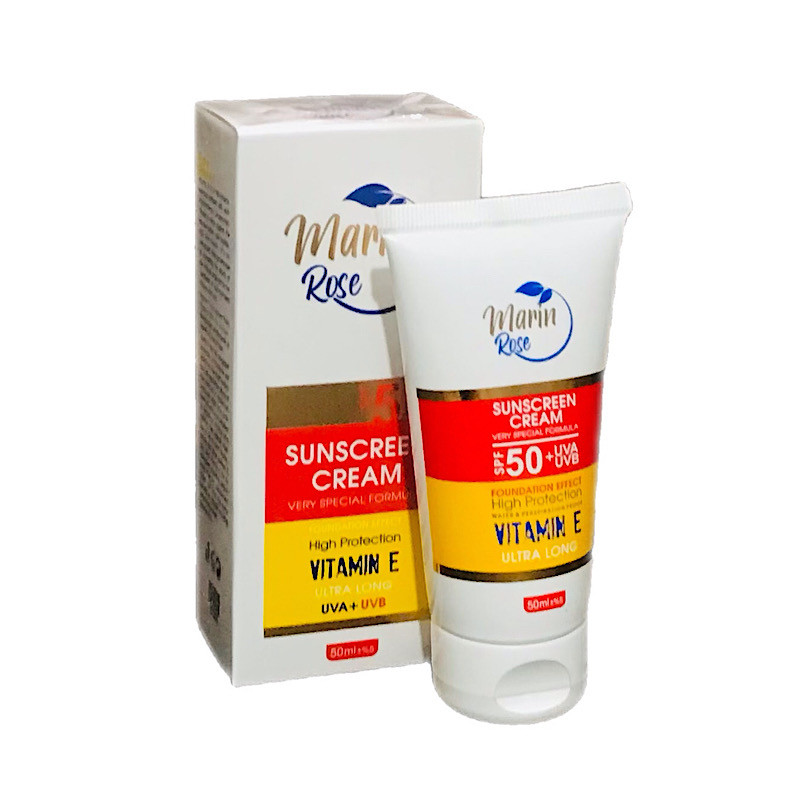 کرم ضد آفتاب رنگی مارین رز SPF 50 مدل M 03 مناسب پوست های چرب حجم 50 میلی لیتر کرم ضد آفتاب رنگی مارین رز SPF 50 مدل M 03 مناسب پوست های چرب حجم 50 میلی لیتر