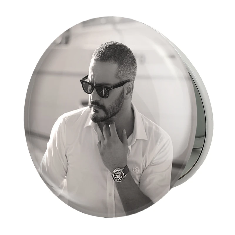 آینه جیبی خندالو طرح میلاد کی مرام مدل تاشو کد 10404 