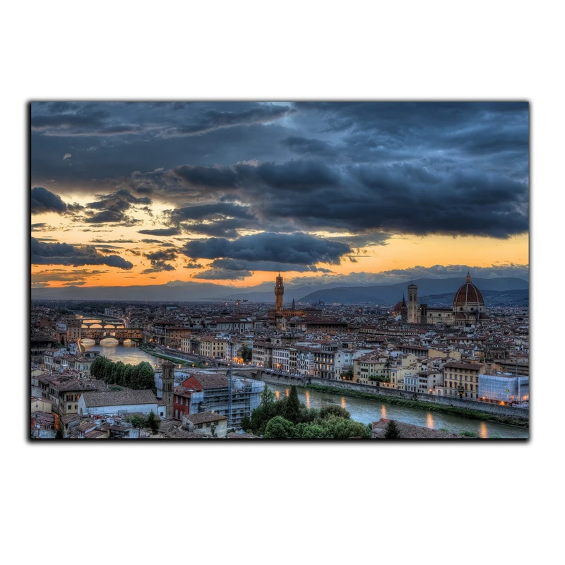 تابلو شاسی بکلیت طرح منظره شهر توسکانی ایتالیا مدل SH-431