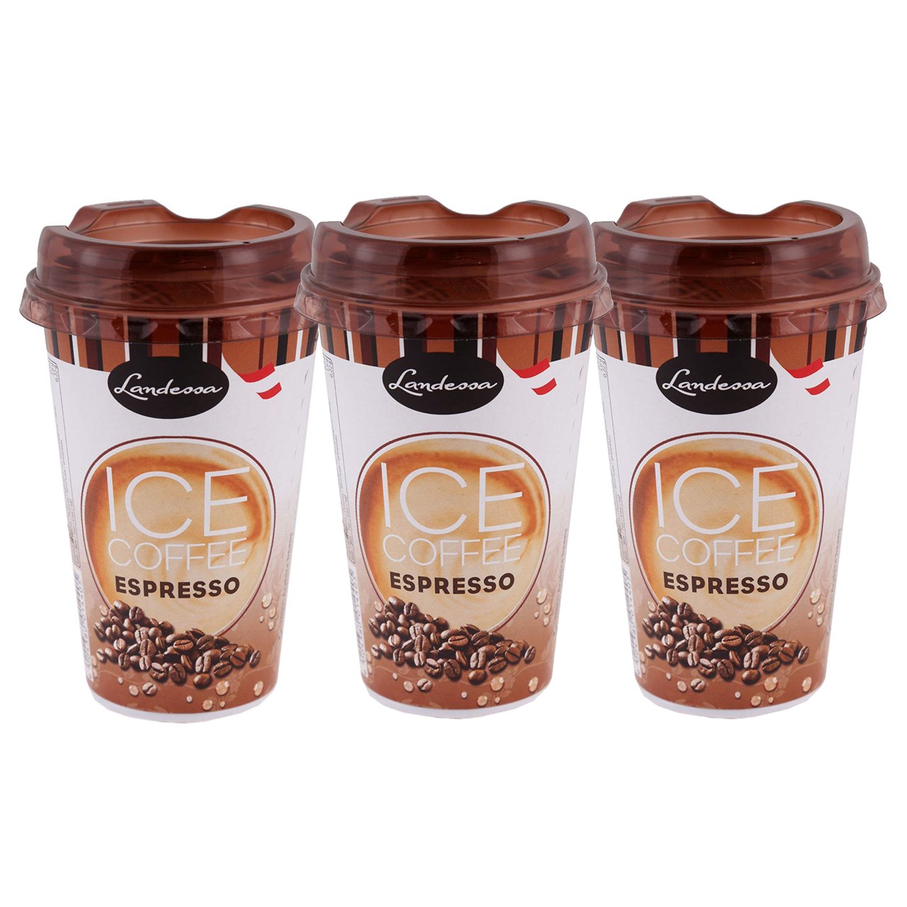 نوشیدنی قهوه سرد  لندسا مدل Espresso بسته 3 عددی