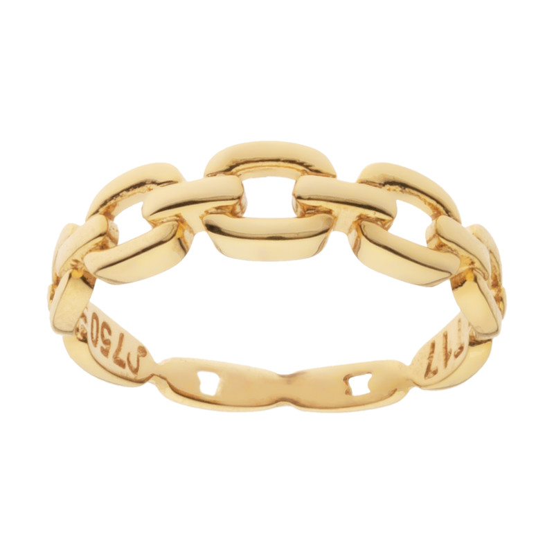 انگشتر طلا 18 عیار زنانه نیکان گلد مدل JK55 سایز 44