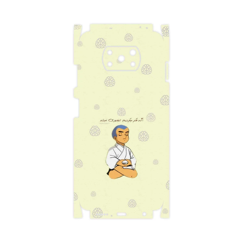 برچسب پوششی ماهوت مدل Ikkyu-san-FullSkin مناسب برای گوشی موبایل شیائومی Poco X3 NFC
