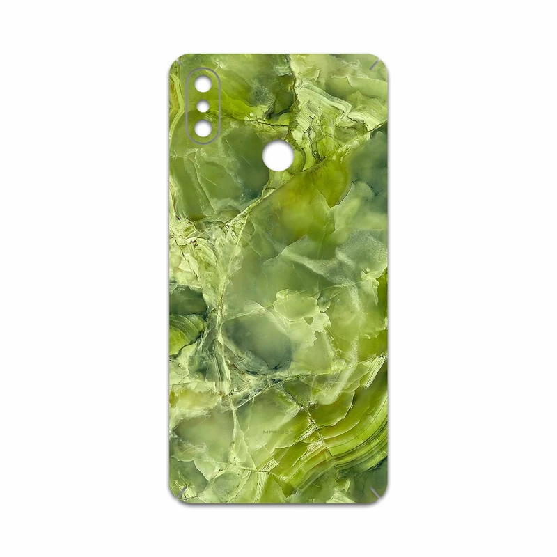 برچسب پوششی ماهوت مدل Green Crystal Marble مناسب برای گوشی موبایل شیائومی Mi Max 3
