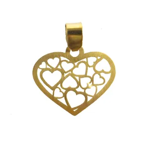 Novin Zar PL-106-PL Gold Necklace Pendant Plaque