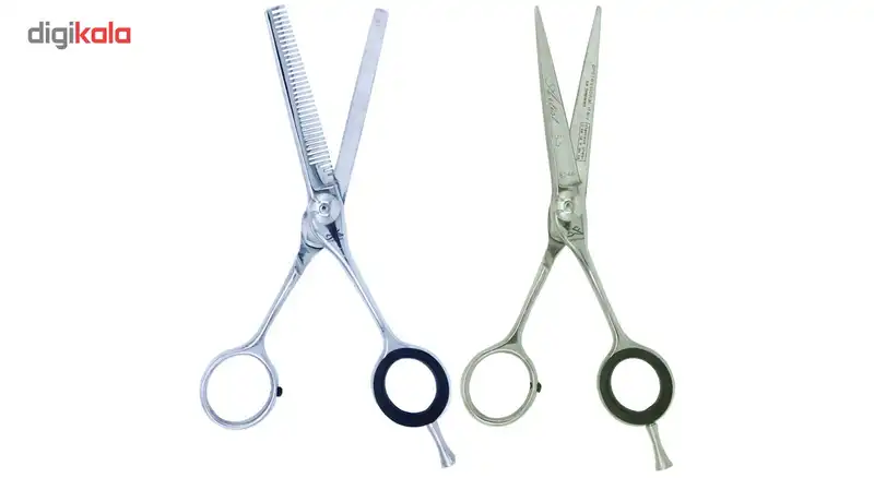 قیچی حرفه ای آرایشگاهی پریماکس مدل PJ824146003 بسته 2 عددی