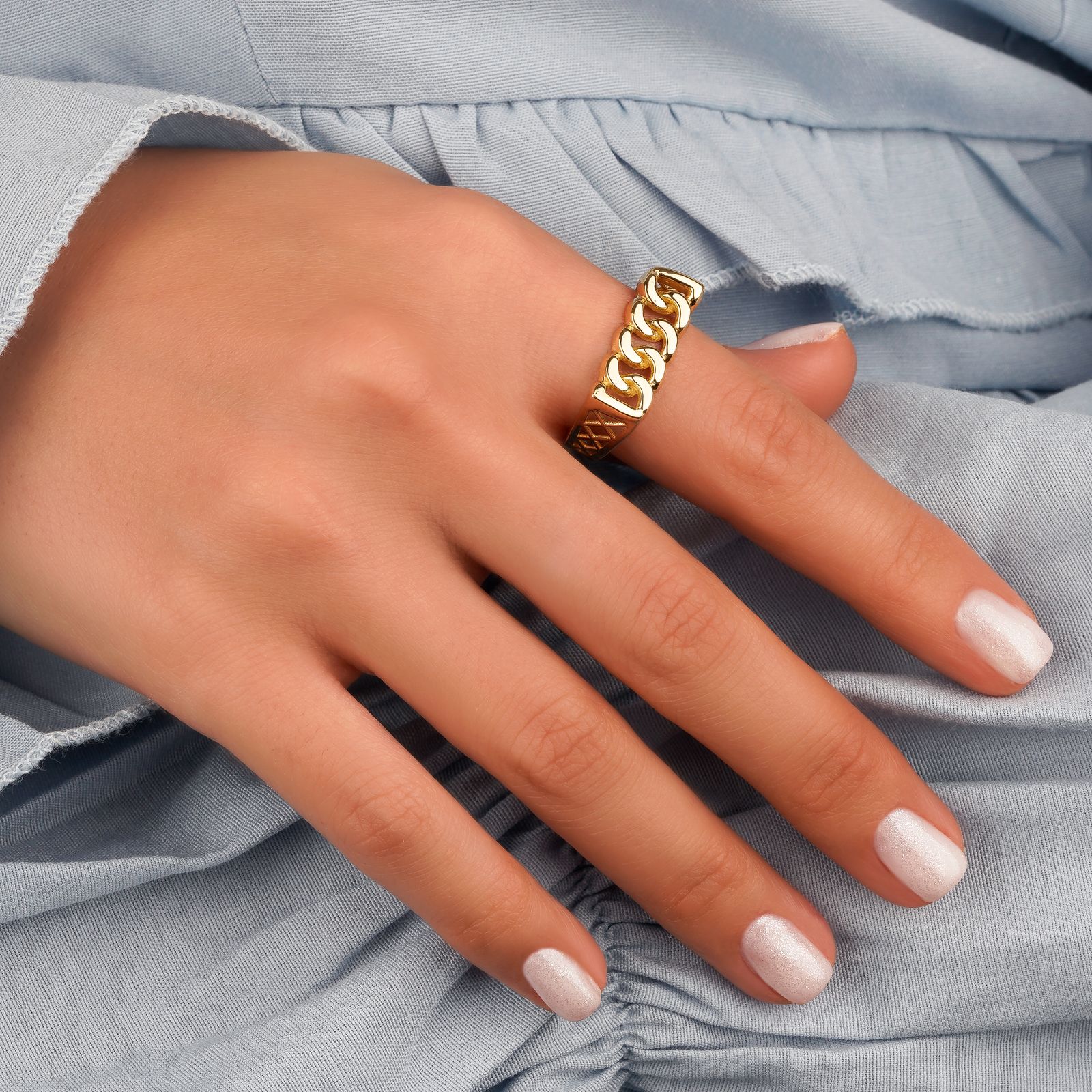 انگشتر طلا 18 عیار زنانه جواهری سون مدل 3609 -  - 4