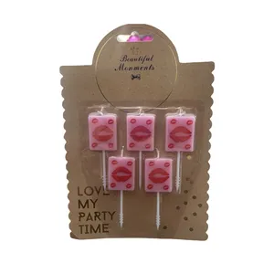 شمع مدل Love بسته 5 عددی
