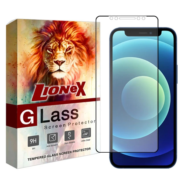 محافظ صفحه نمایش سرامیکی مات لایونکس مدل MCERAMLION مناسب برای گوشی موبایل اپل iPhone 12