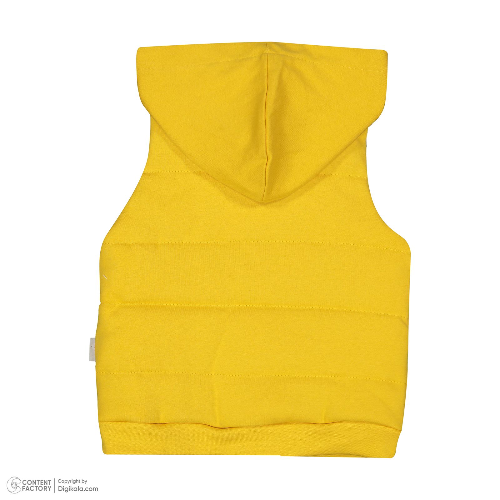 ست 3 تکه لباس نوزادی پسرانه مهتا مدل 1467 رنگ زرد -  - 4