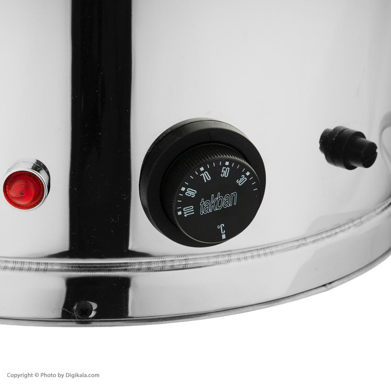 سماور برقی دنیای استیل نوری مدل BB50 گنجایش 50 لیتر