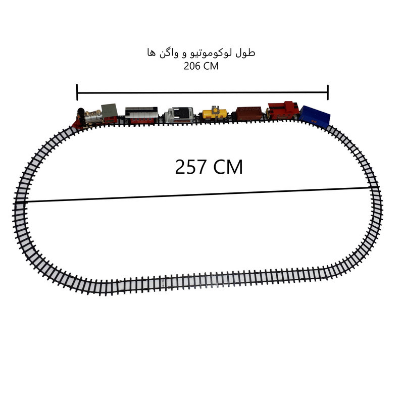 قطار بازی کنترلی طرح راه آهن شهری مدل B01IF4W2C6