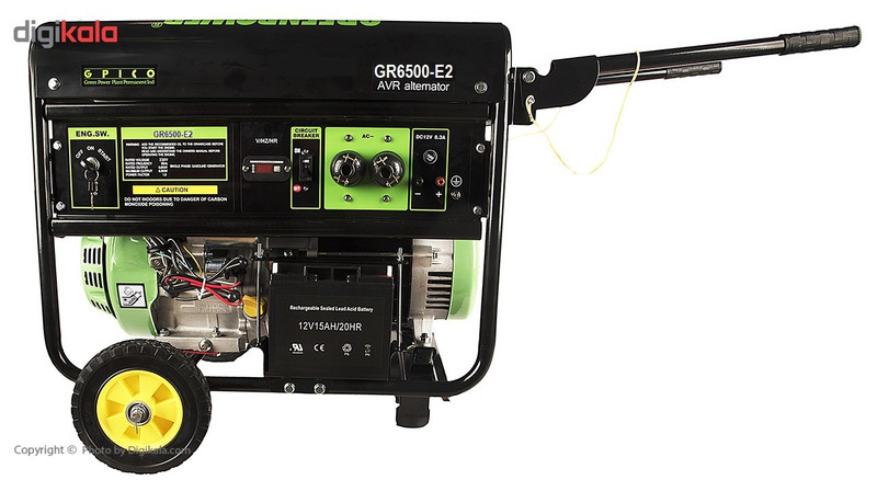 موتور برق بنزینی گرین پاور مدل GR6500-E2