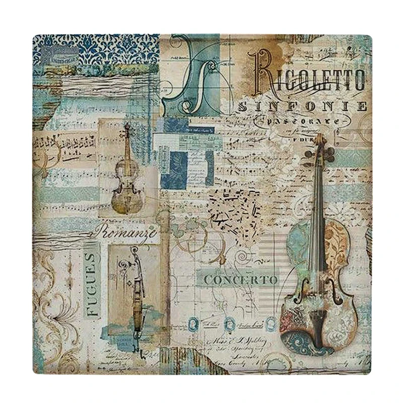 زیر لیوانی  طرح نقاشی ویولن کد    5883722_4529