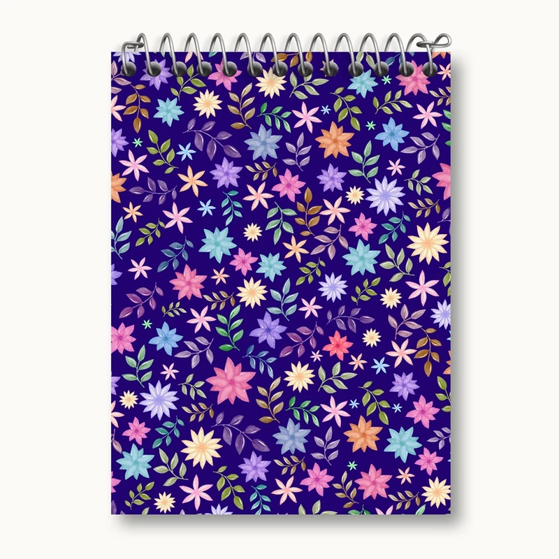 دفتر یادداشت 50 برگ خندالو مدل گل گلی کد 29057