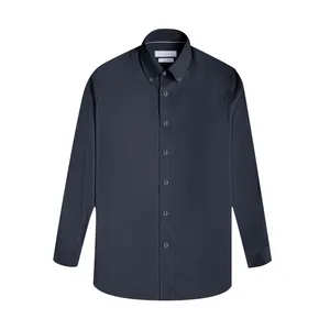 پیراهن آستین بلند یقه دکمه دار مردانه کروم مدل 2510112