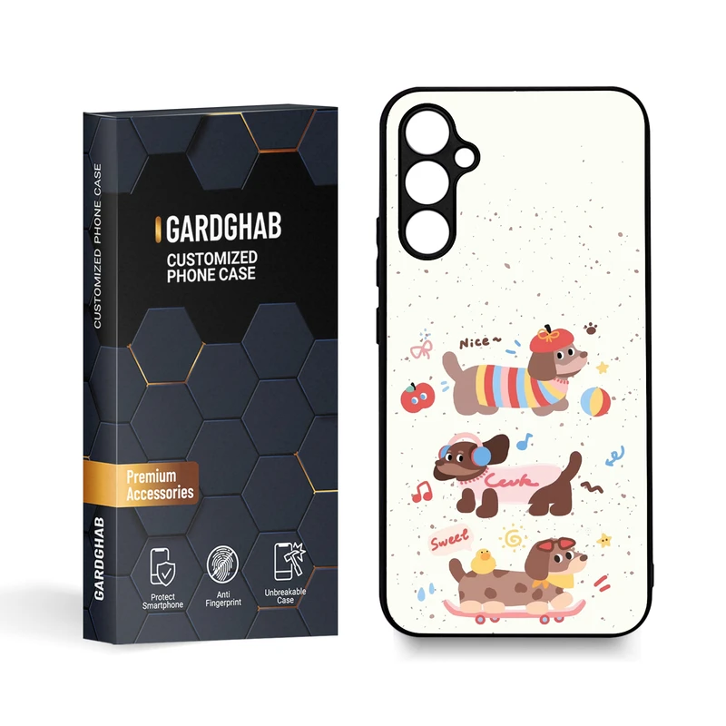 کاور گارد قاب مدل دورژله ای فانتزی مناسب برای گوشی موبایل سامسونگ Galaxy A34
