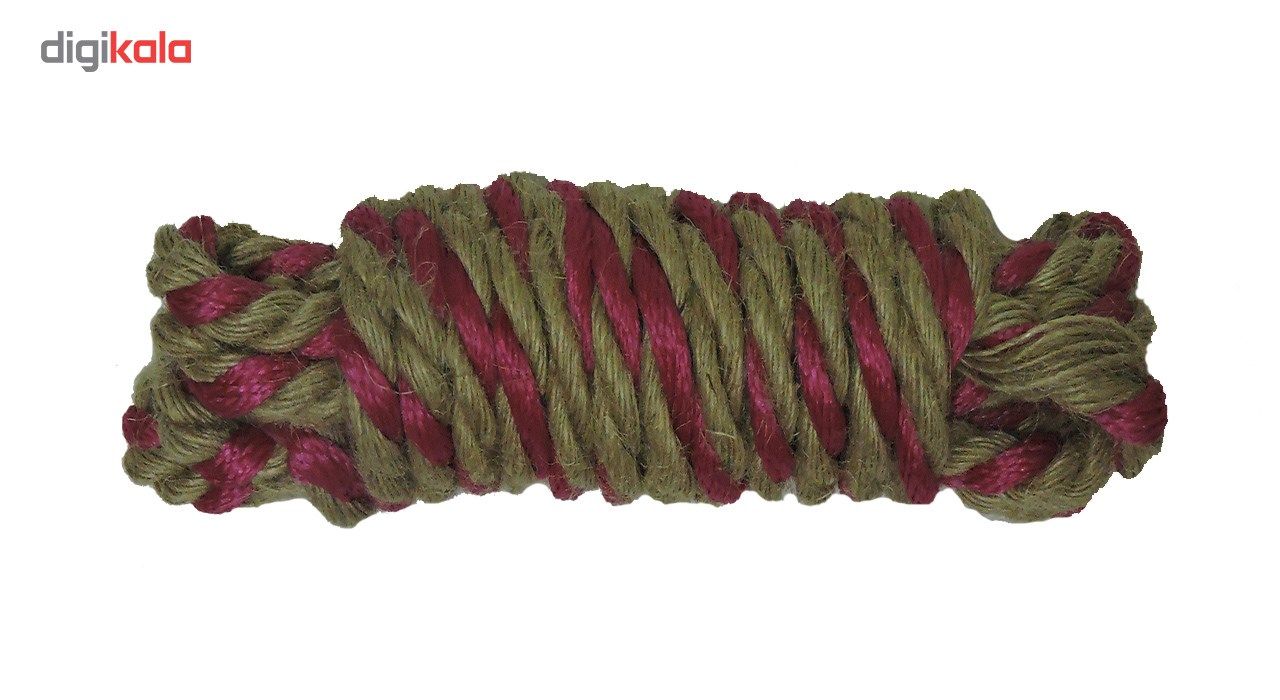 طناب کنفی رنگی پرنیان هفت رنگ مدل Rope به طول 3 متر