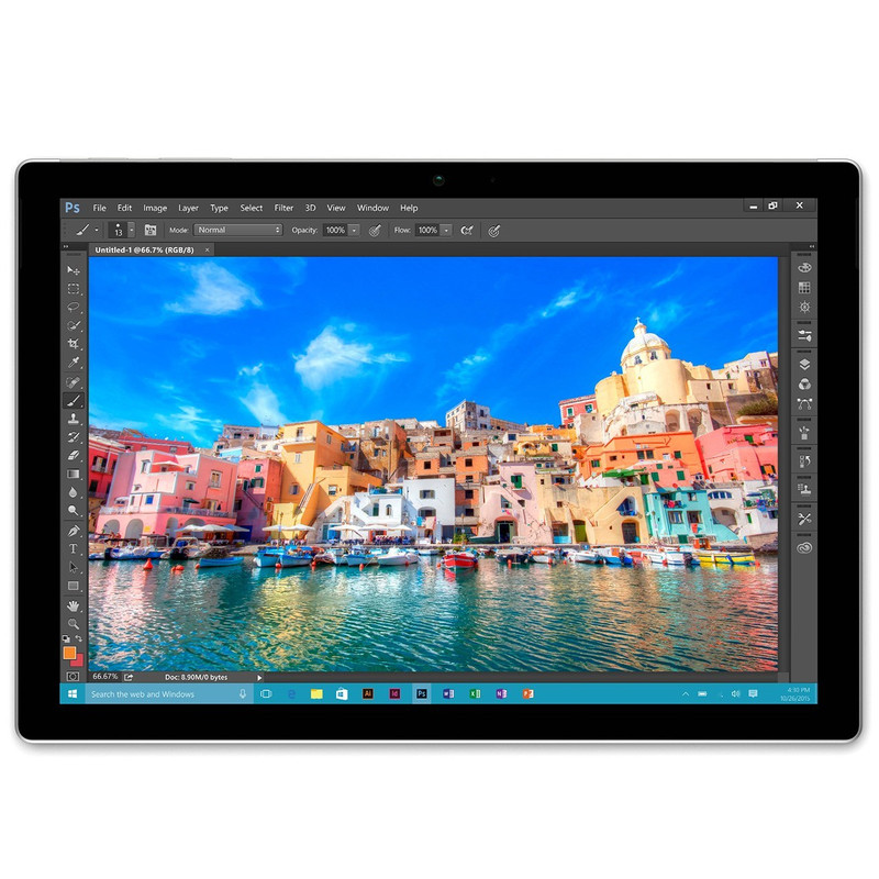 تبلت مایکروسافت مدل Surface Pro 4 - E به همراه محافظ صفحه نمایش Pro Plus و محافط بدنه Shiny Frosted