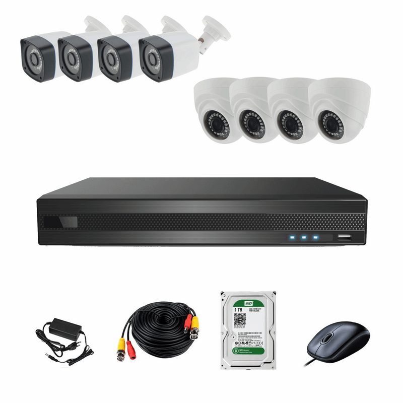 سیستم امنیتی ای اچ دی فوتون کاربری مسکونی فروشگاهی 8 دوربین