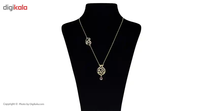 گردنبند طلا 18 عیار زنانه ماهک مدل MM0606
