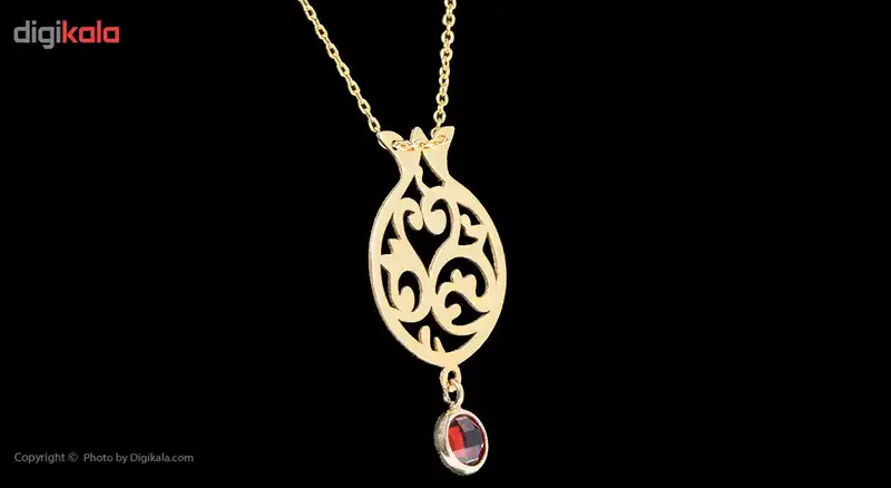 گردنبند طلا 18 عیار زنانه ماهک مدل MM0606