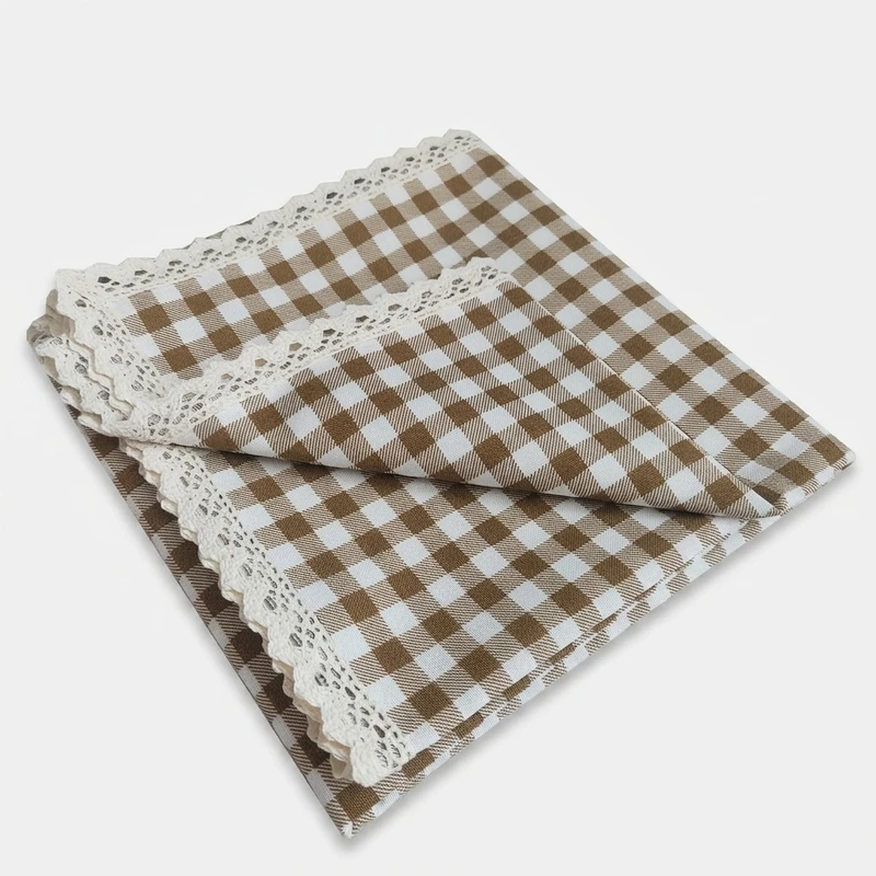 سفره 4 نفره نساجی دُر هنر یزد مدل cotton-4shok سایز 90×90 سانتی متر