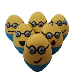 تخم مرغ تزیینی طرح مینیون مدل RCJ-Minion مجموعه 6 عددی