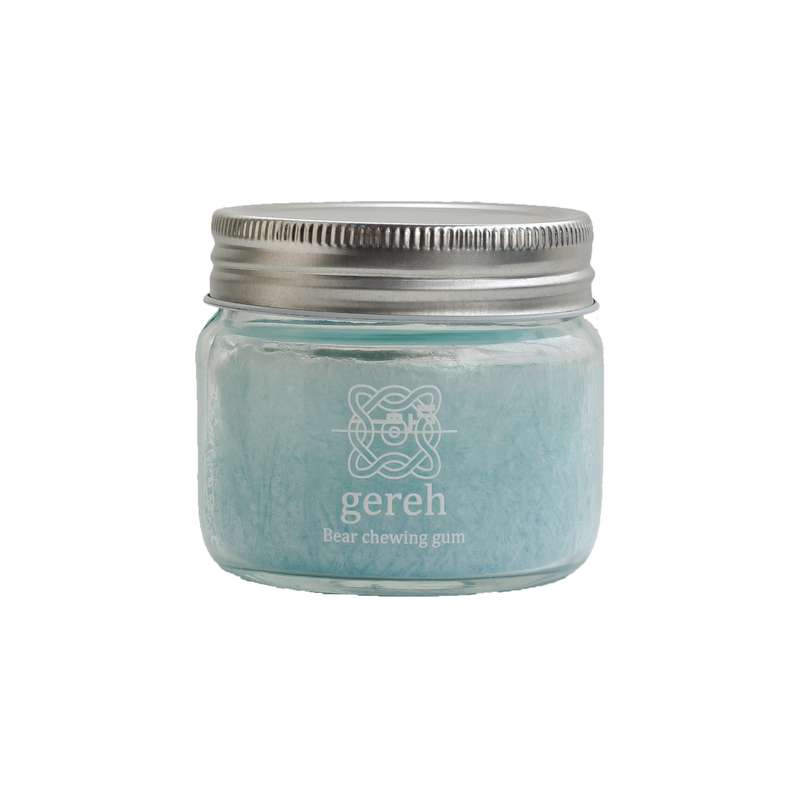 شمع لیوانی مدل گیاهی وکس نخل آدامس خرسی