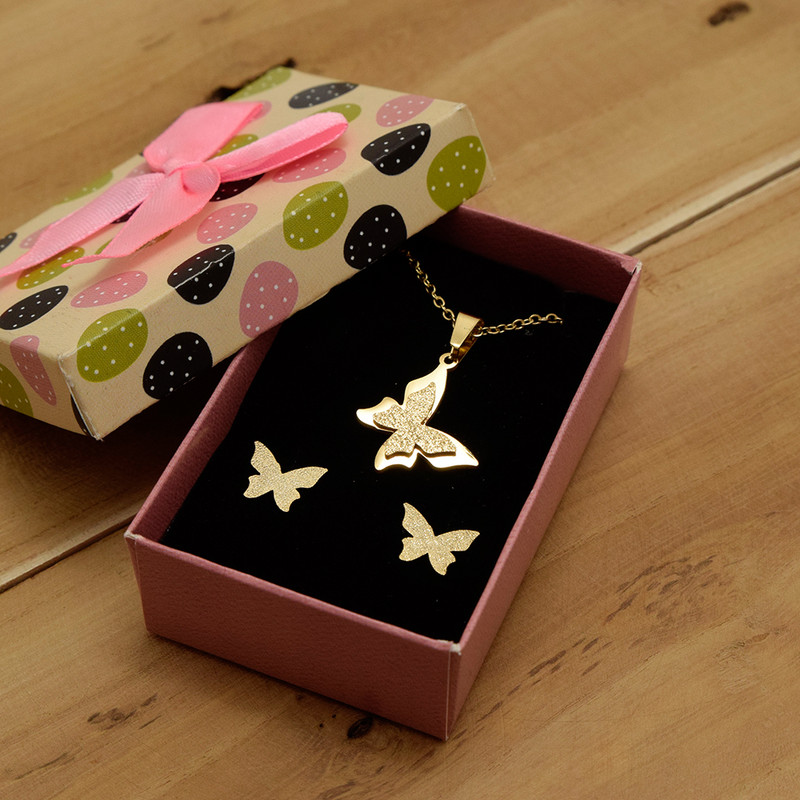 نیم ست زنانه مدل پروانه B12