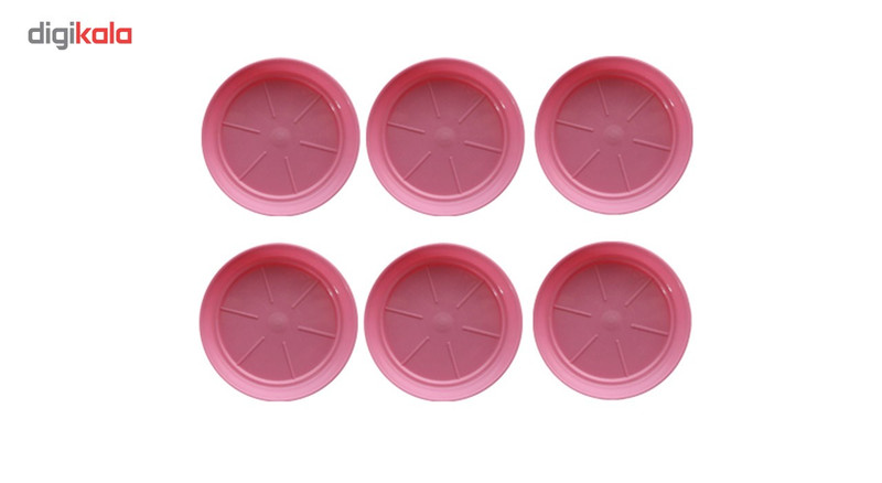 زیر گلدانی گل سنگ مدل 1017 بسته 6 عددی