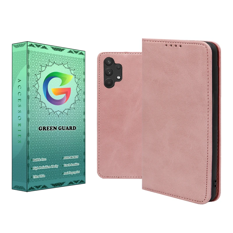 کیف کلاسوری گرین گارد طرح چرمی مدل Bitta مناسب برای گوشی موبایل سامسونگ Galaxy A32 4G