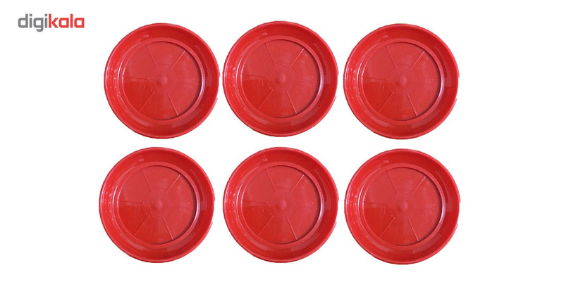 زیر گلدانی گل سنگ مدل 1017 بسته 6 عددی