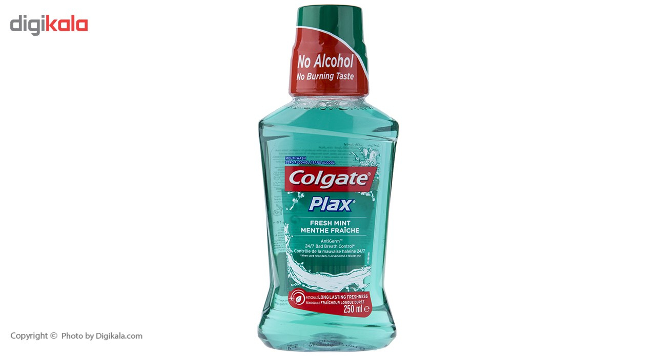 دهانشویه کلگیت سری Plax مدل Fresh Mint حجم 250 میلی لیتر