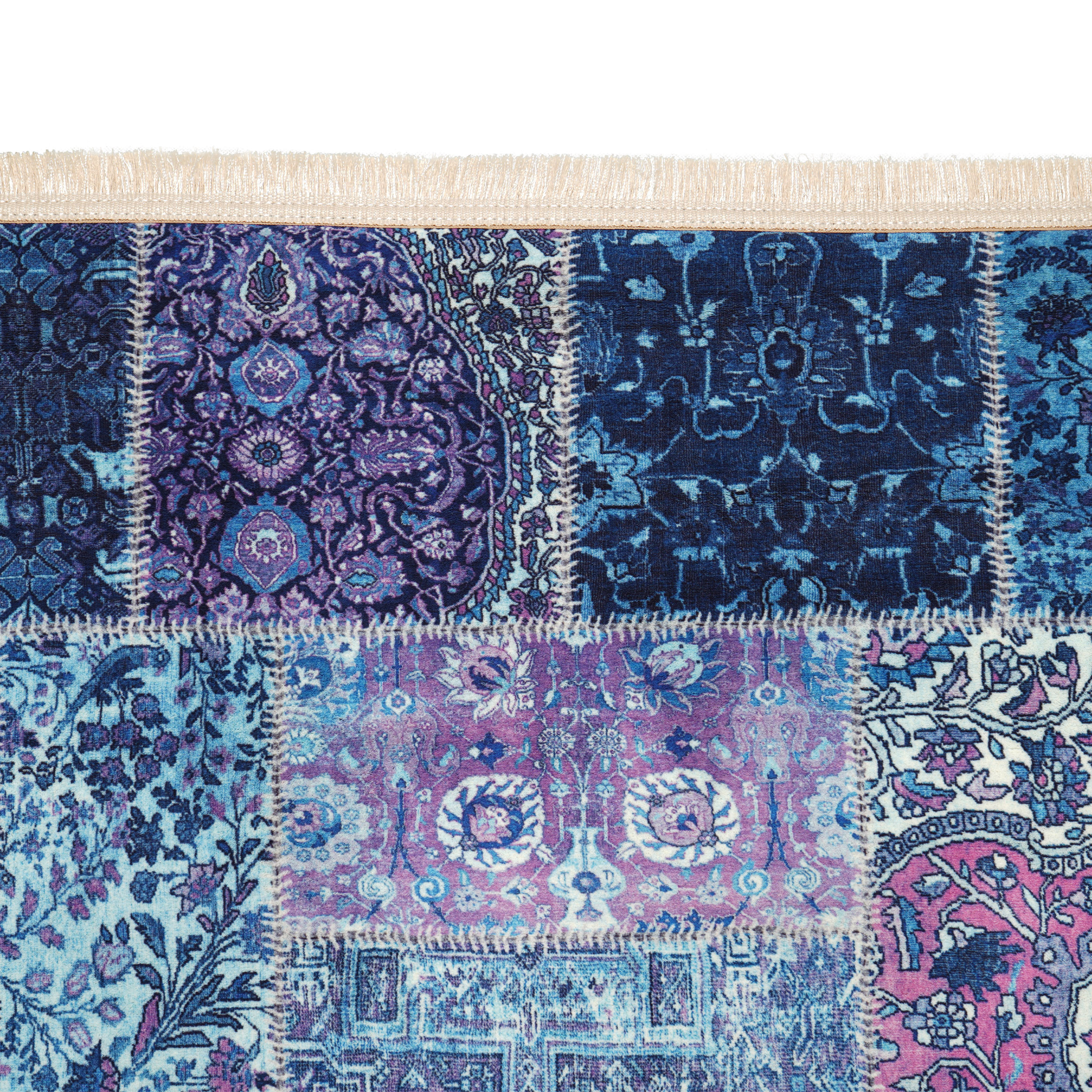 فرش ماشینی محتشم مدل چهل تکه کد 100511