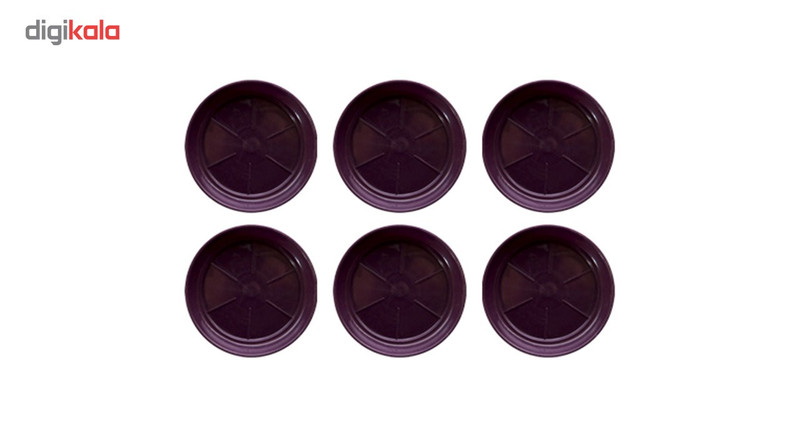 زیر گلدانی گل سنگ مدل 1017 بسته 6 عددی